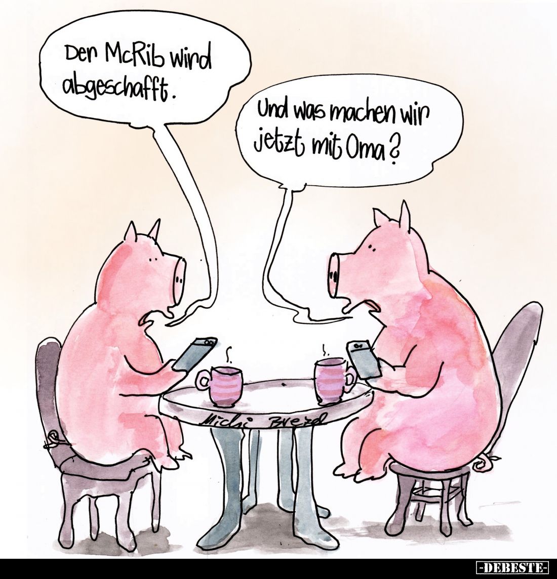Der McRib wird abgeschafft.

Und was machen wir jetzt mit Oma?
