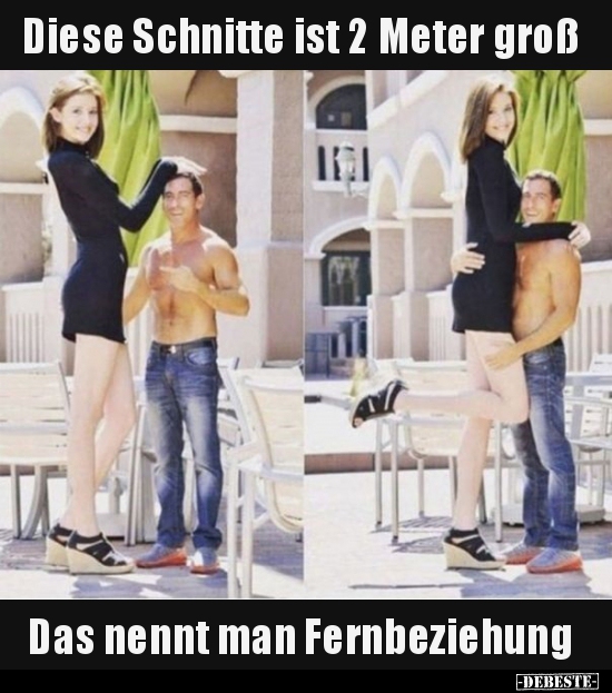 Diese Schnitte ist 2 Meter groß..