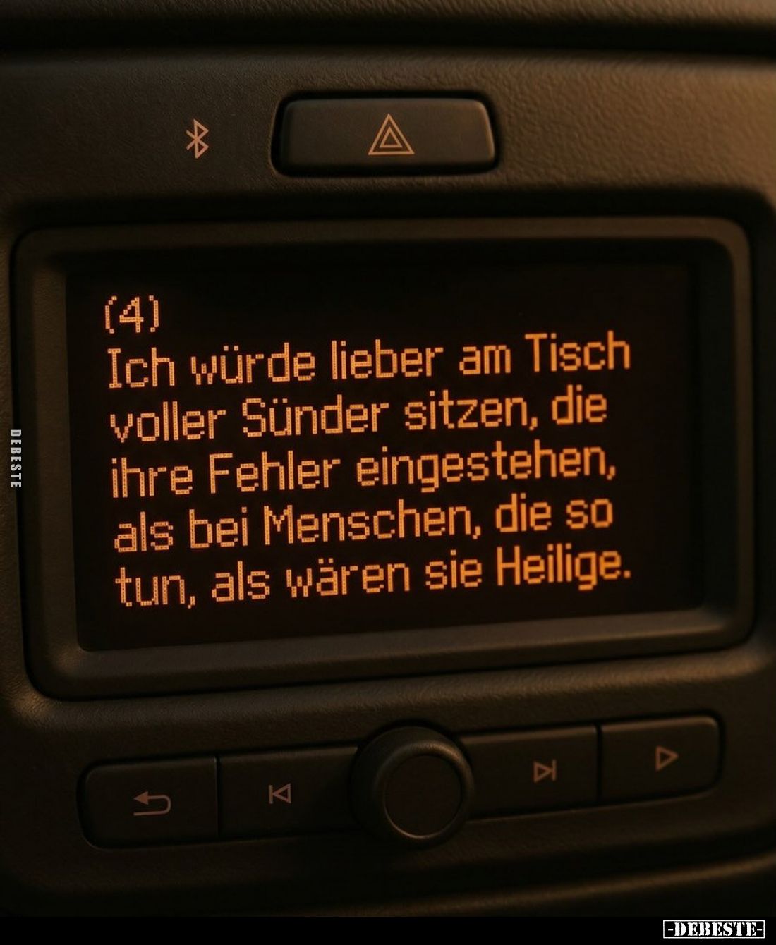 Ich würde lieber am Tisch voller Sünder sitzen.. - Lustige Bilder | DEBESTE.de
