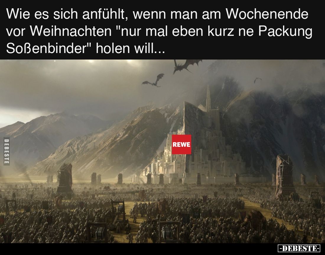 Wie es sich anfühlt, wenn man am Wochenende vor Weihnachten.. - Lustige Bilder | DEBESTE.de