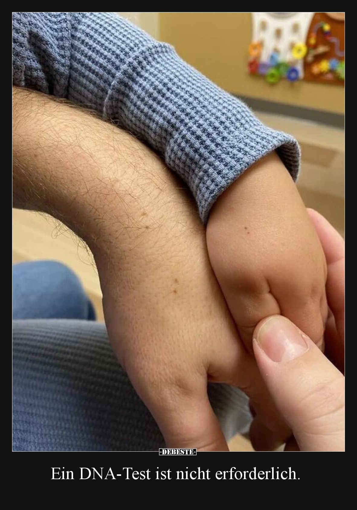 Ein DNA-Test ist nicht erforderlich.