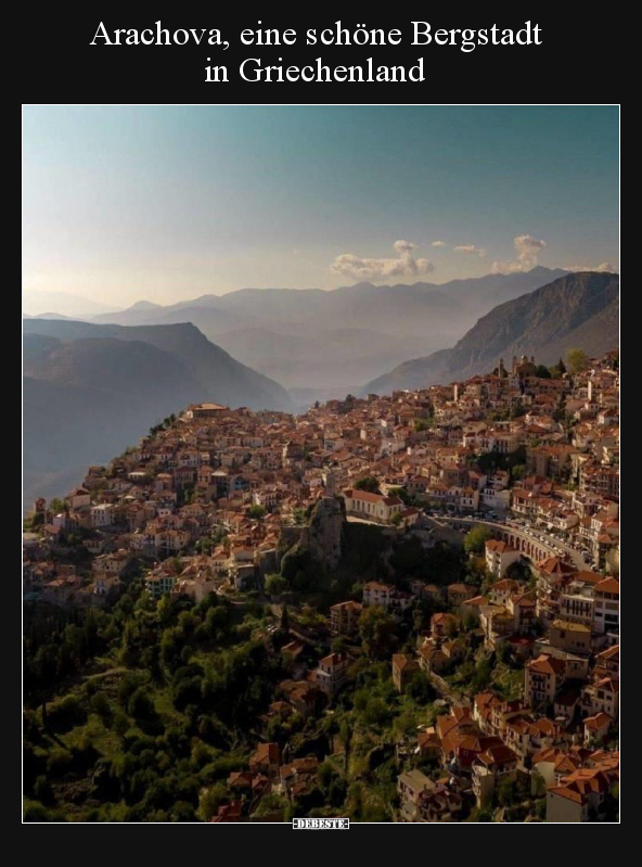 Arachova, eine schöne Bergstadt in Griechenland.. - Lustige Bilder | DEBESTE.de