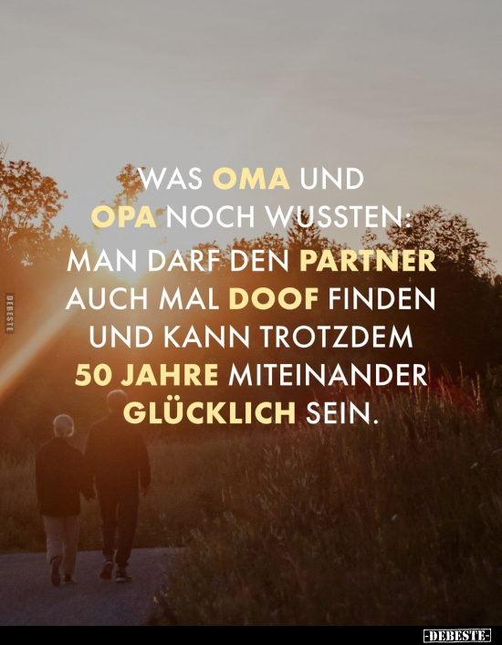 Was Oma und Opa noch wussten.. - Lustige Bilder | DEBESTE.de