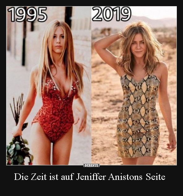 Die Zeit ist auf Jeniffer Anistons Seite.. - Lustige Bilder | DEBESTE.de