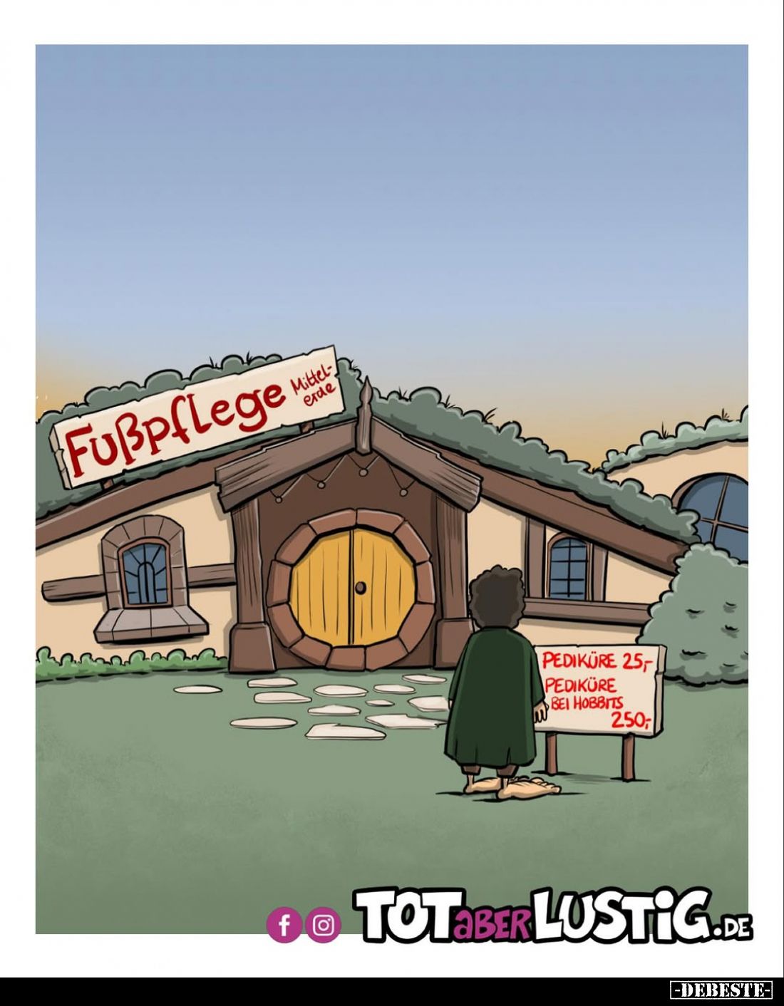 Fußpflege
Mittelerde.