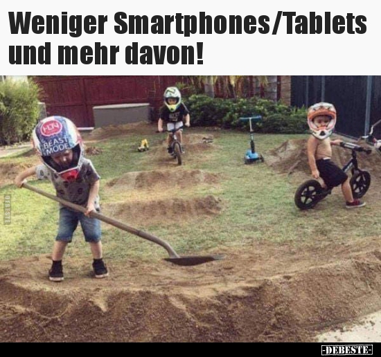 Weniger Smartphones/Tablets und mehr davon!.. - Lustige Bilder | DEBESTE.de