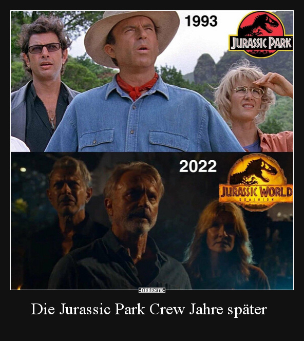 Die Jurassic Park Crew Jahre später.. - Lustige Bilder | DEBESTE.de