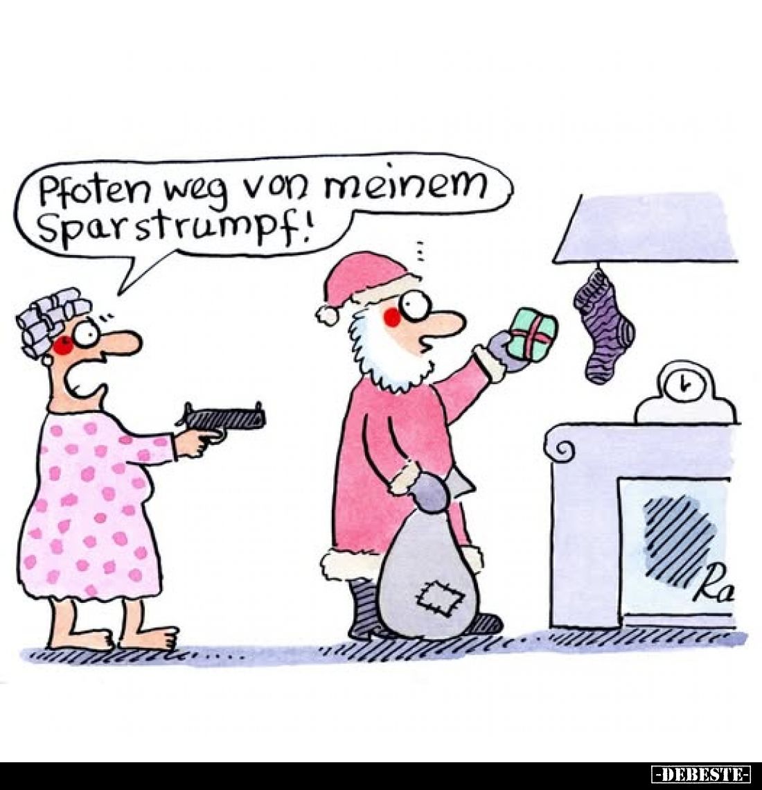 Pfoten weg von meinem Sparstrumpf!.. - Lustige Bilder | DEBESTE.de