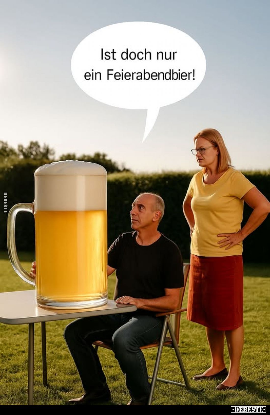 Ist doch nur ein Feierabendbier!