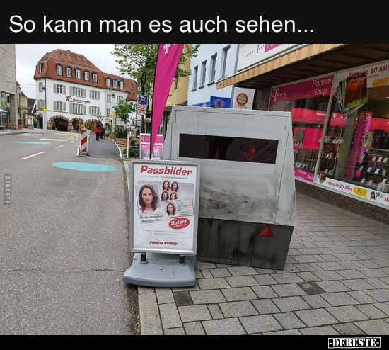 So kann man es auch sehen... - Lustige Bilder | DEBESTE.de