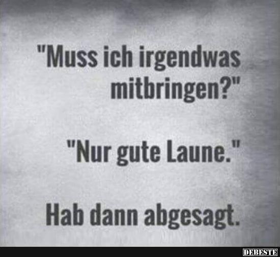 Muss ich irgendwas mitbringen?