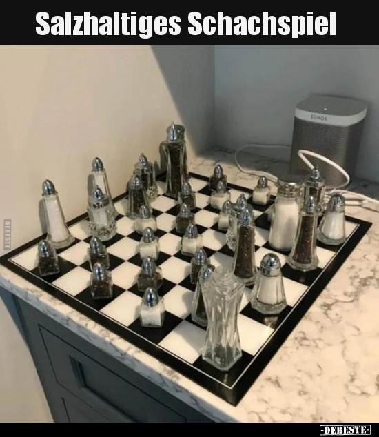 Salzhaltiges Schachspiel.. - Lustige Bilder | DEBESTE.de