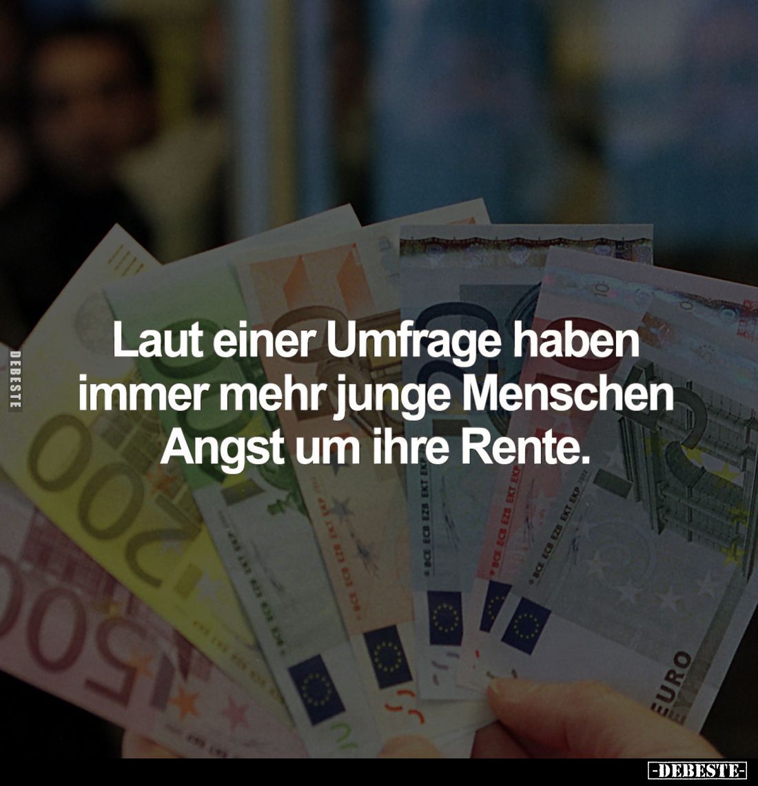Laut einer Umfrage haben immer mehr junge Menschen Angst um ihre Rente.