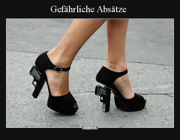 Gefährliche Absätze.. - Lustige Bilder | DEBESTE.de