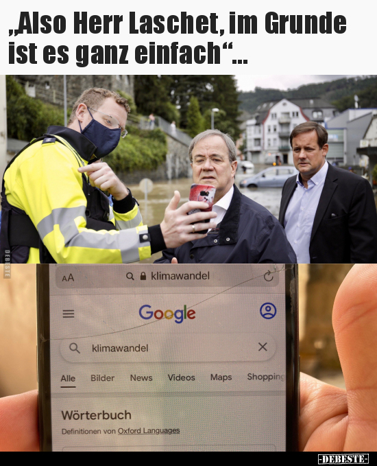 "Also Herr Laschet, im Grunde ist es ganz einfach".. - Lustige Bilder | DEBESTE.de