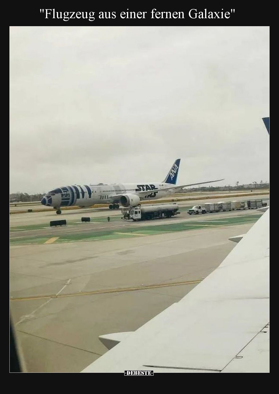 Flugzeug aus einer fernen Galaxie