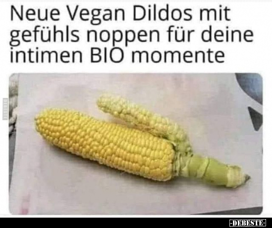 Neue Vegan Dildos.. - Lustige Bilder | DEBESTE.de