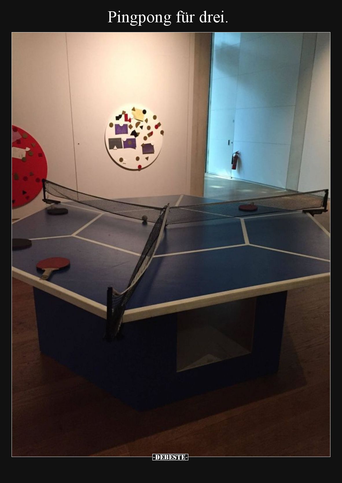 Pingpong für drei.