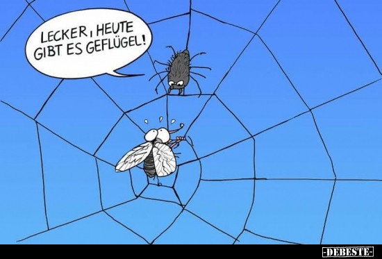 Lecker, heute gibt es Geflügel!..