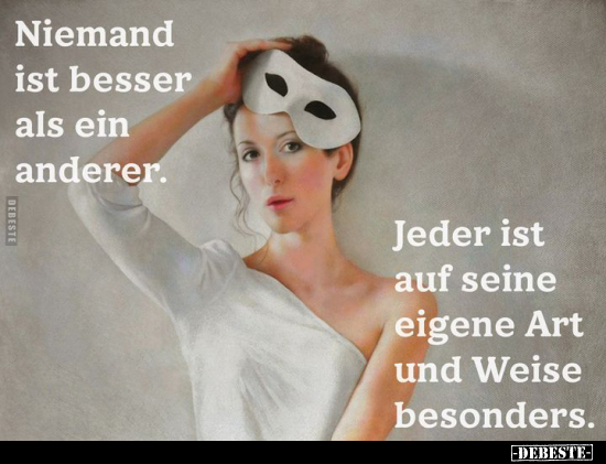 Niemand ist besser als ein anderer.. - Lustige Bilder | DEBESTE.de