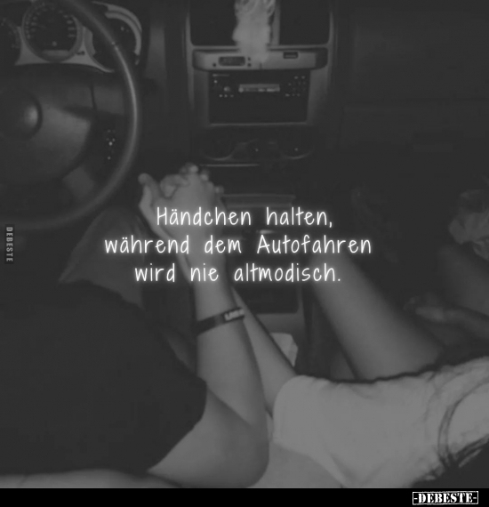 Händchen halten, während dem Autofahren wird nie.. - Lustige Bilder | DEBESTE.de