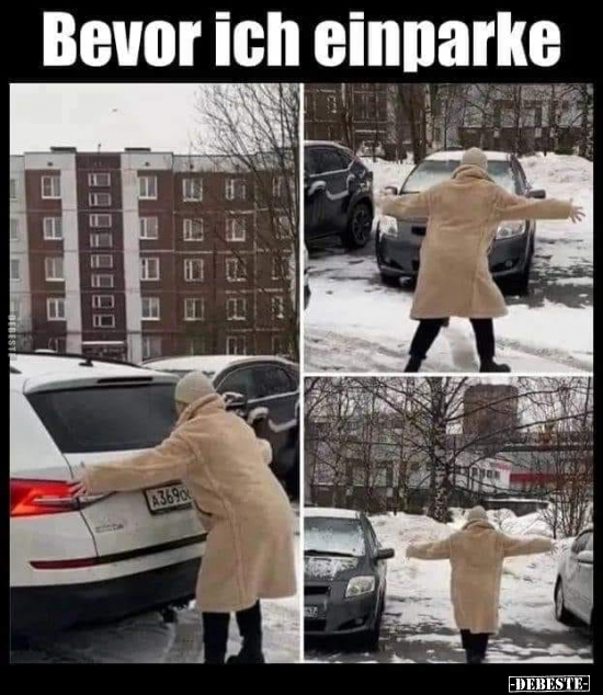 Bevor ich einparke