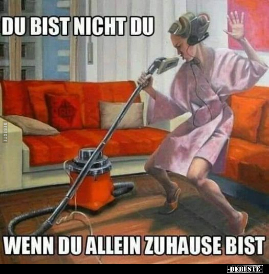 Du bist nicht du wenn du allein zuhause bist.. - Lustige Bilder | DEBESTE.de