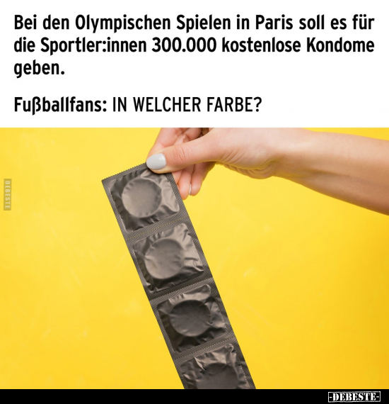 Bei den Olympischen Spielen in Paris.. - Lustige Bilder | DEBESTE.de