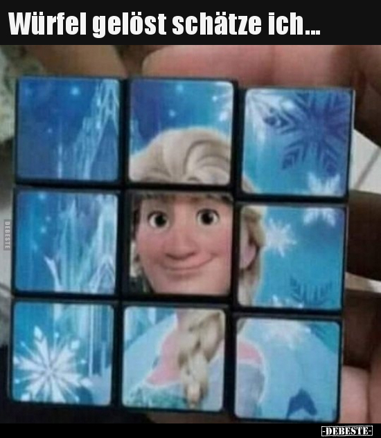 Würfel gelöst schätze ich...
