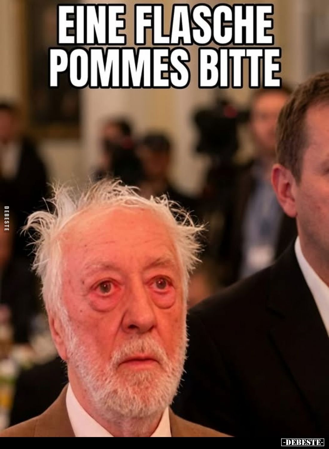 Eine Flasche Pommes bitte