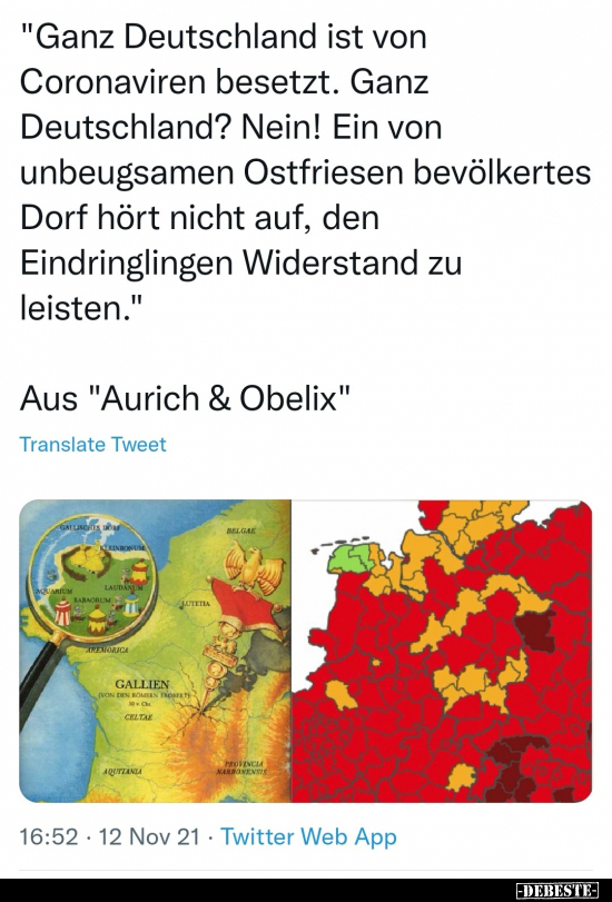"Ganz Deutschland ist von Coronaviren besetzt..." - Lustige Bilder | DEBESTE.de