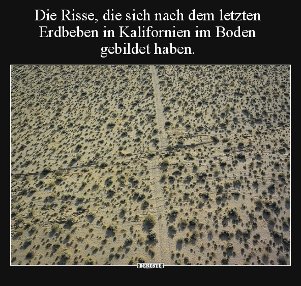 Die Risse, die sich nach dem letzten Erdbeben in.. - Lustige Bilder | DEBESTE.de