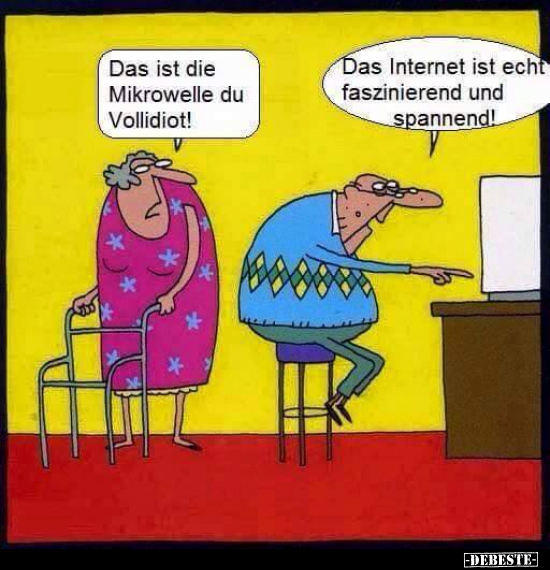 Das ist die Mikrowelle du Vollidiot!.. - Lustige Bilder | DEBESTE.de