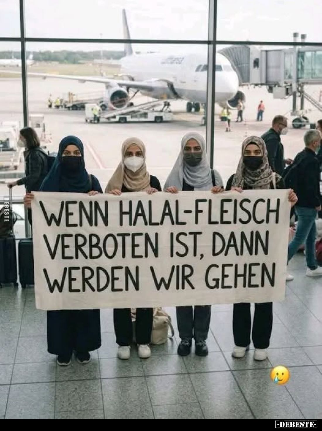 Wenn Halal-fleisch verboten ist, dann werden wir gehen.