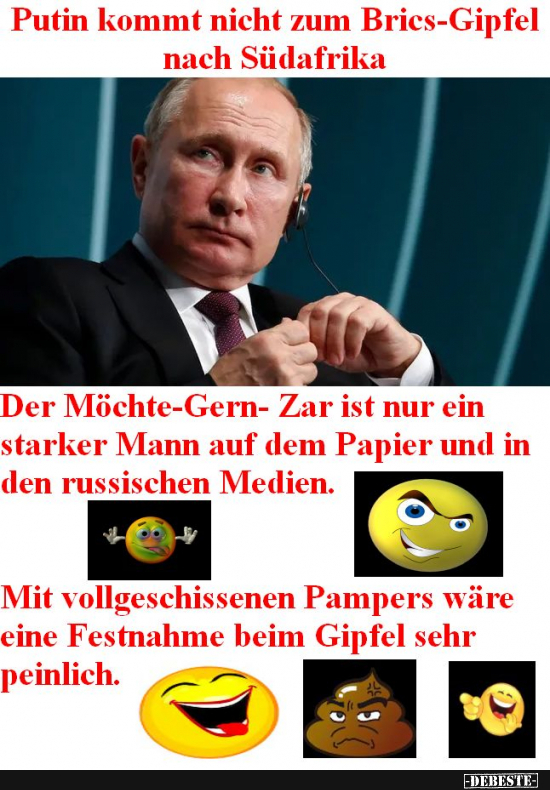 Putin, der "starke Mann" der russischen Föderation - Lustige Bilder | DEBESTE.de