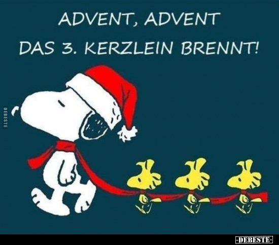 Advent, Advent, das 3. Kerzlein brennt!.. - Lustige Bilder | DEBESTE.de