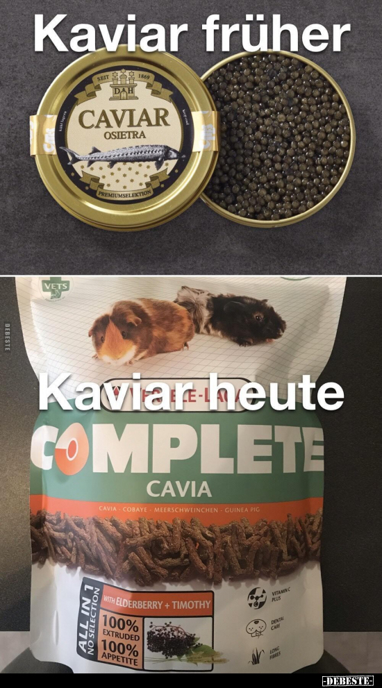 Kaviar früher - Kaviar heute