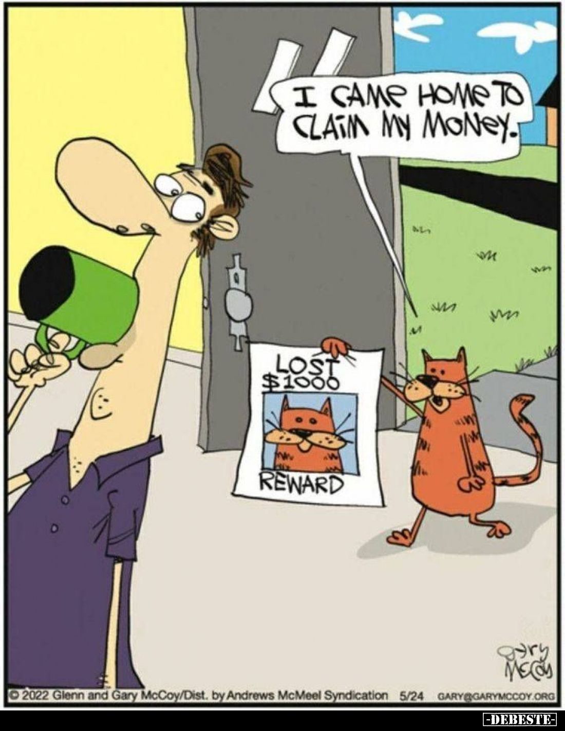 I came home to claim my money... - Lustige Bilder | DEBESTE.de