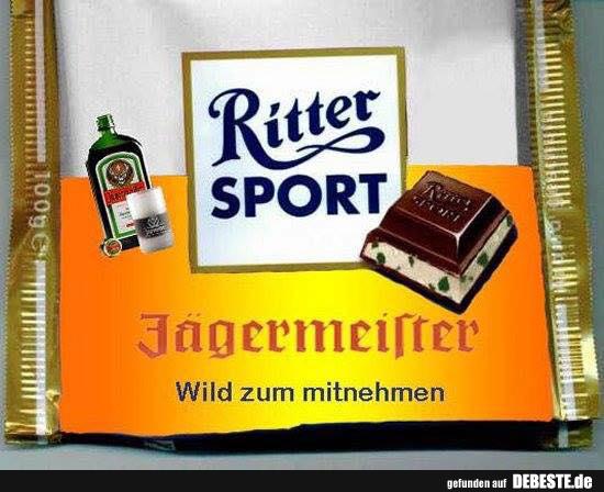Ritter Sport - Jägermeister - Lustige Bilder | DEBESTE.de