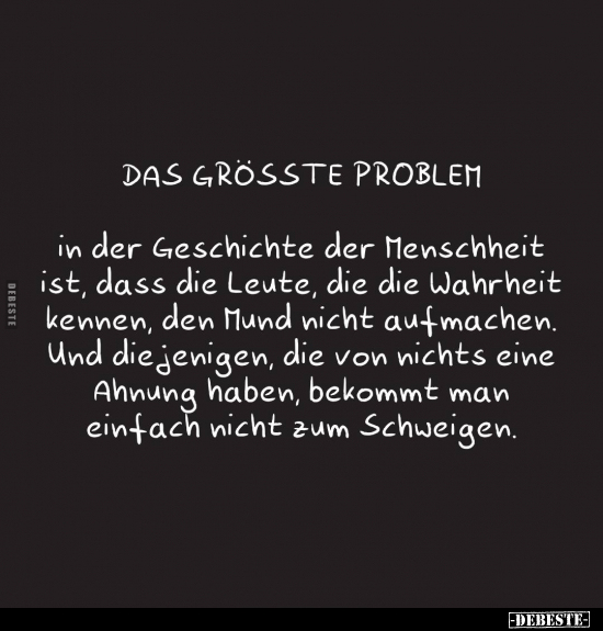 Das grösste Problem.. - Lustige Bilder | DEBESTE.de