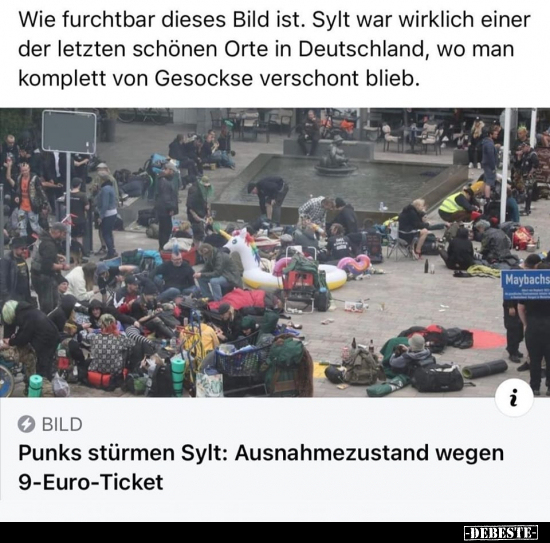 Wie furchtbar dieses Bild ist. Sylt war wirklich einer der.. - Lustige Bilder | DEBESTE.de