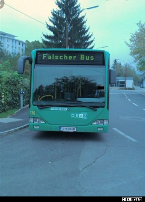 Falscher Bus.. - Lustige Bilder | DEBESTE.de