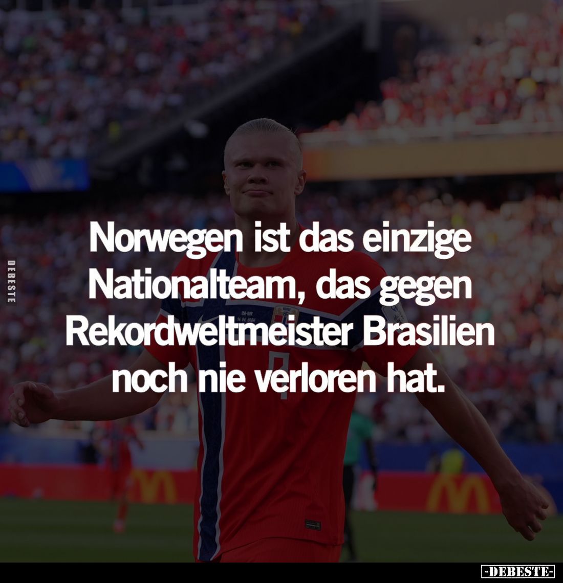 Norwegen ist das einzige Nationalteam, das gegen Rekordweltmeister Brasilien noch nie verloren hat.