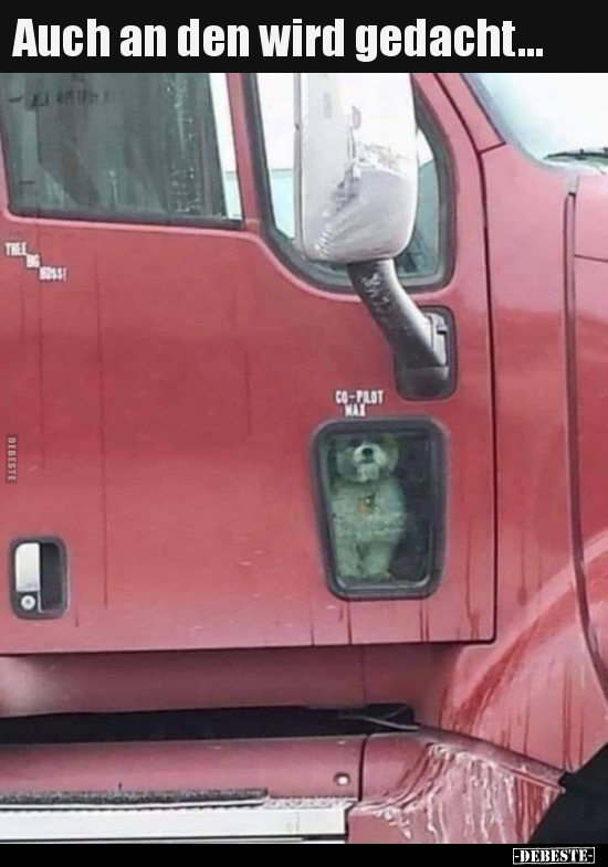 Auch an den wird gedacht...
