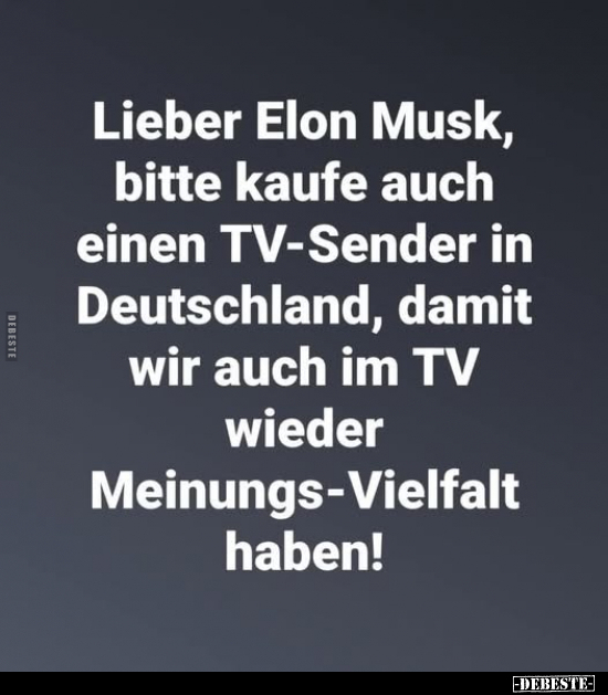 Lieber Elon Musk.. - Lustige Bilder | DEBESTE.de