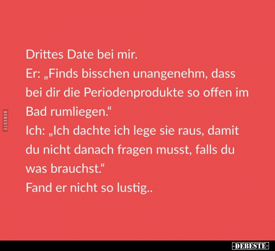 Drittes Date bei mir.. - Lustige Bilder | DEBESTE.de