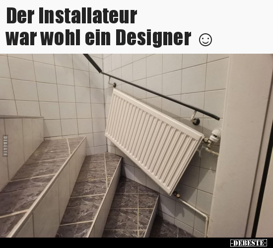 Der Installateur war wohl ein Designer.. - Lustige Bilder | DEBESTE.de