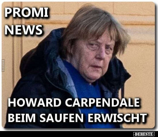 Promi News. Howard Carpendale beim Saufen erwischt... - Lustige Bilder | DEBESTE.de