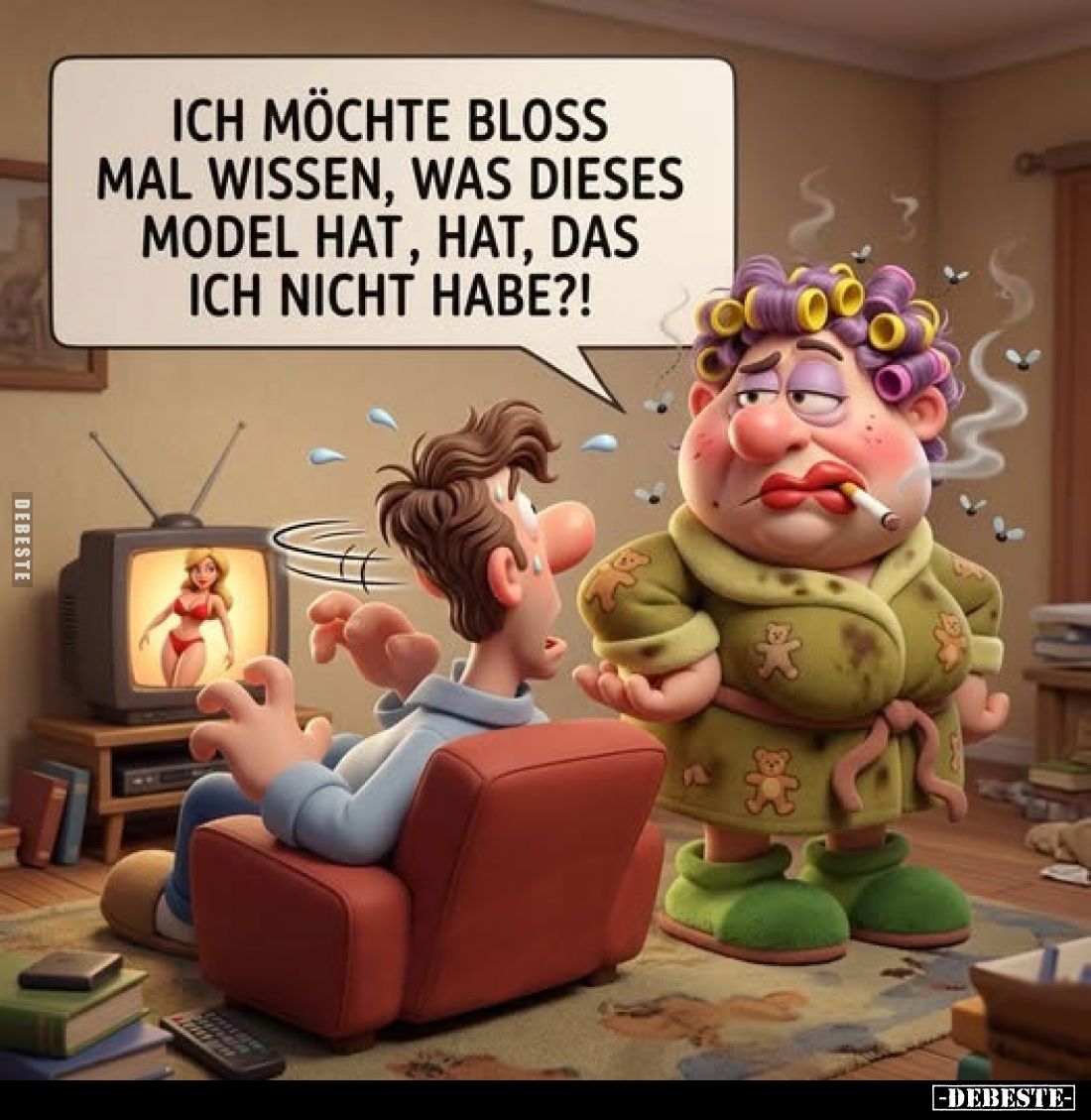 Ich möchte bloss mal wissen, was dieses Model hat, hat, das ich nicht habe?!