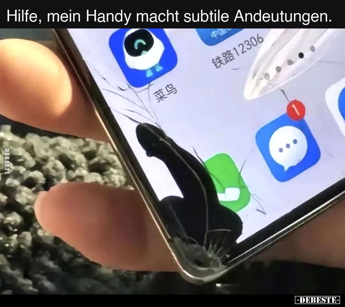 Hilfe, mein Handy macht subtile Andeutungen.